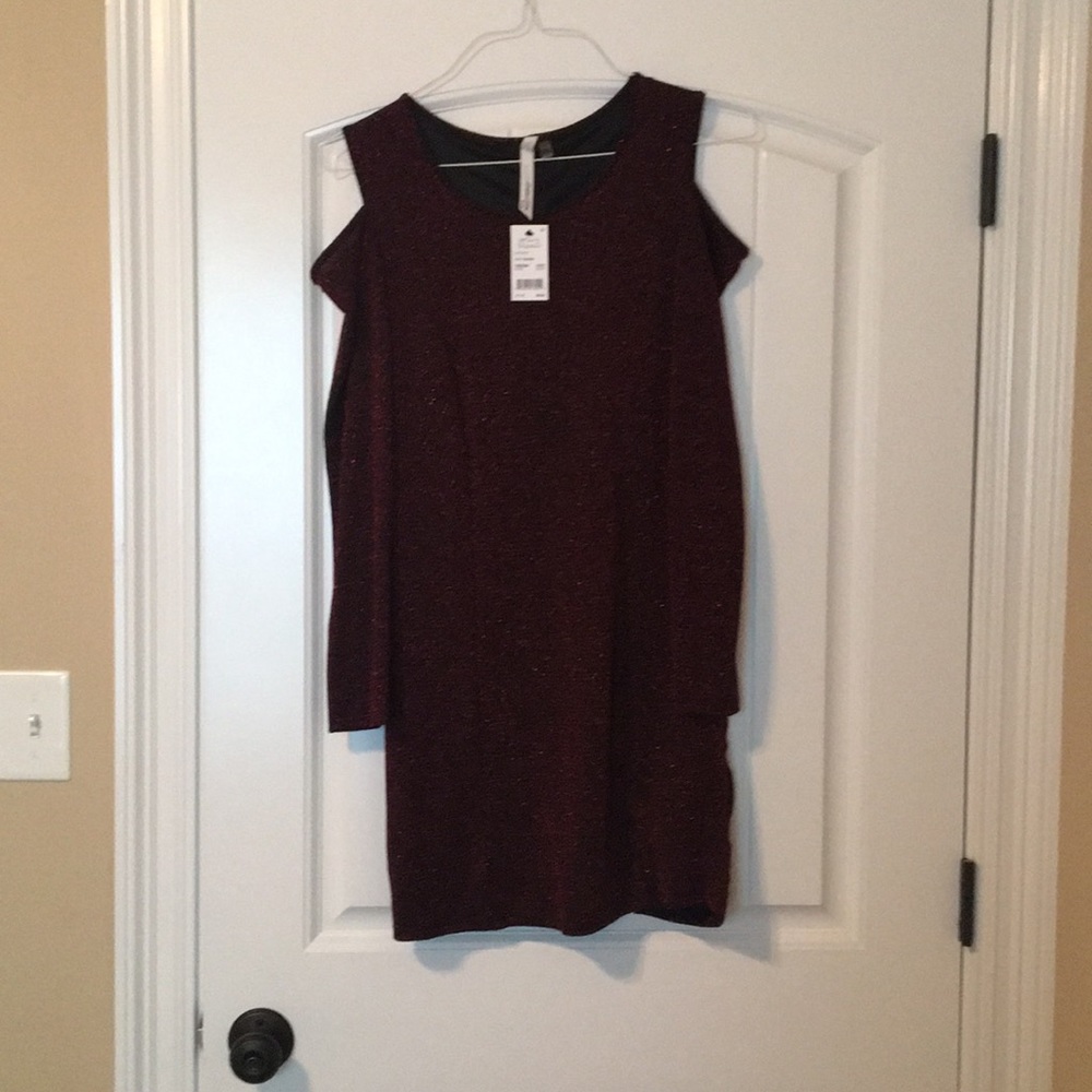 Cold shoulder dress
